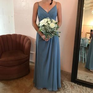 Kennedy blue Sarah bridesmaid dress in Slate